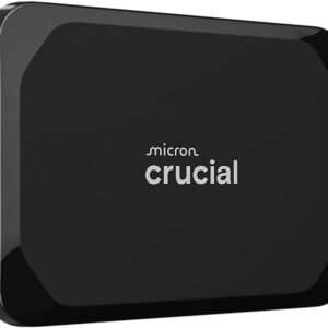 Crucial X9 1TB Externe SSD Festplatte, bis zu 1050MB/s, kompatibel mit PC, Mac und Spielekonsolen